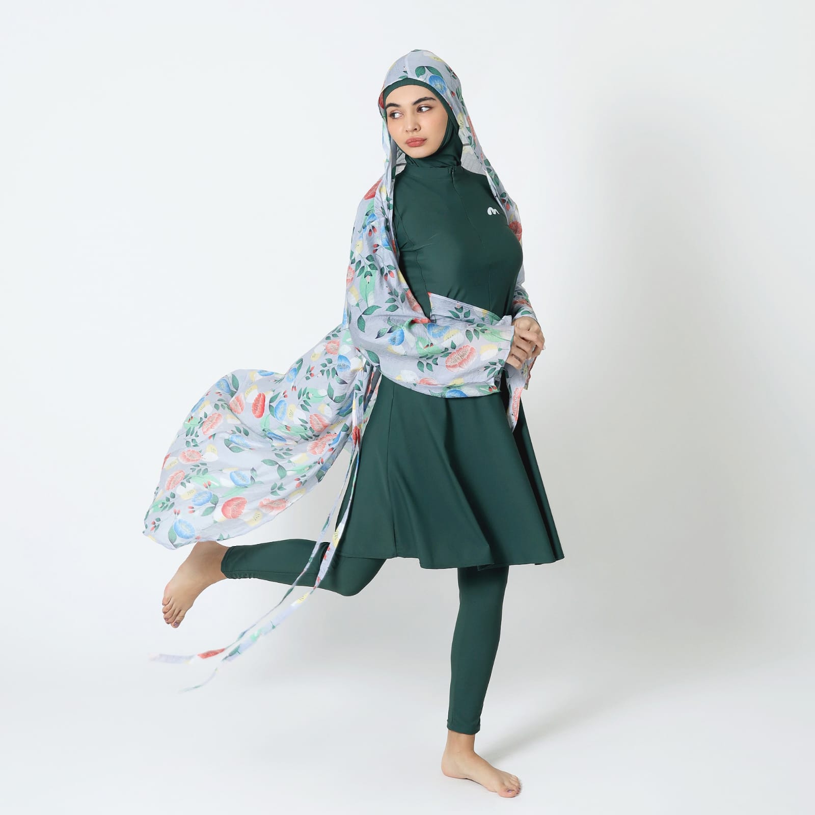 Baju Renang Muslim Melova Sportswear Kintamani with Outer